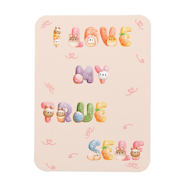 Niedlich Positives Motivierend flexibles Foto Magn Magnet (Vertikal)