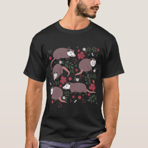 Niedlich Possum Strawberry Wild Animal Christmas F T-Shirt