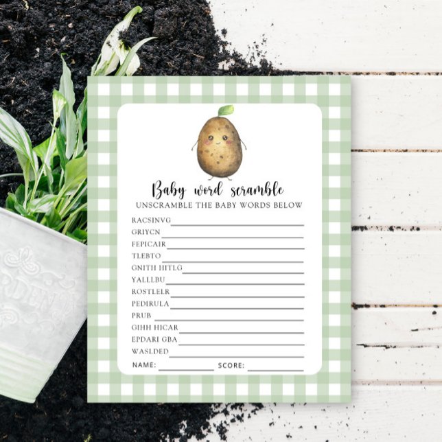 Niedlich Potato - Baby Word Scramble Game (Von Creator hochgeladen)