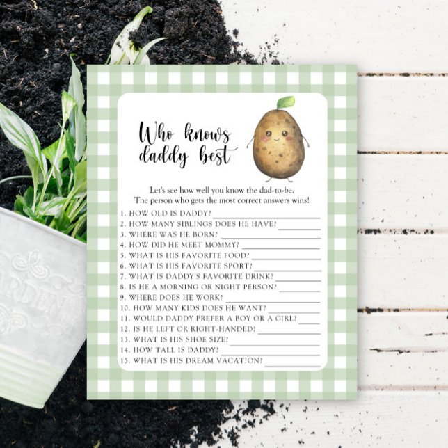 Niedlich Potato - Wer kennt DADDY best game (Von Creator hochgeladen)