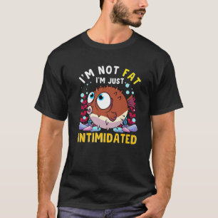 Niedlich Puffer Funny Aquarium einschüchtert Puffe T-Shirt