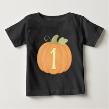 Niedlich Pumpkin 1. Geburtstag Shirt | Herbstkinde