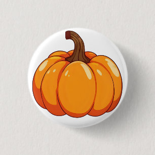 Niedlich Pumpkin Button