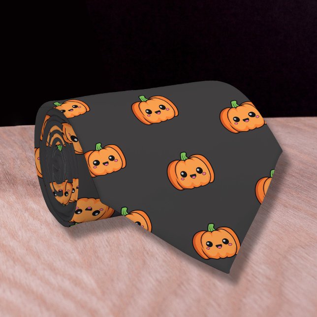 Niedlich Pumpkin Neck Tie Krawatte (Cute Pumpkin Neck Tie)