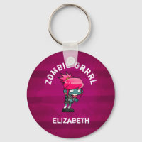 Niedlich Punk Rock Zombie Grrrl Personalisiert