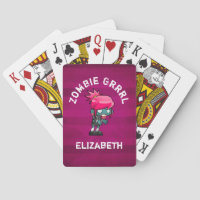 Niedlich Punk Rock Zombie Grrrl Personalisiert