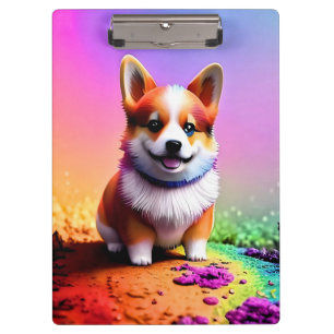 Niedlich Puppy Corgi Dog-36475 Klemmbrett