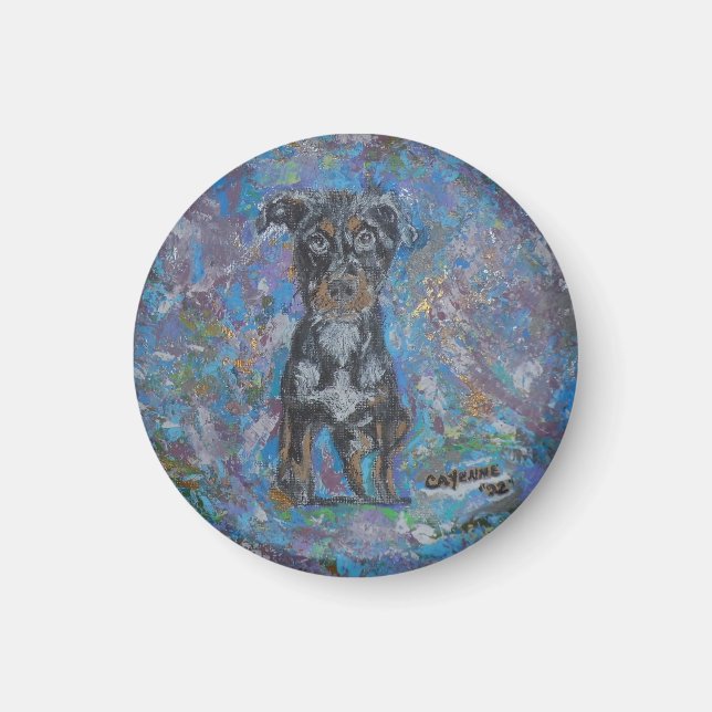 Niedlich Puppy Magnet (Vorne)