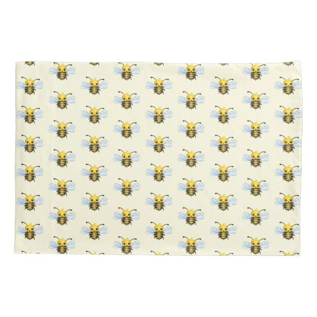 Niedlich Queen Bee Pillow Case Kissenbezug (Rückseite)