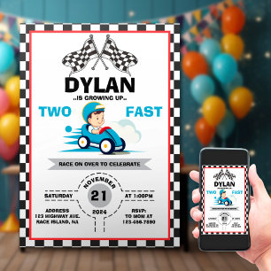 Niedlich Racer Two Fast Einladung