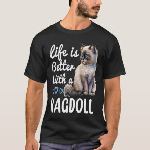 Niedlich Ragdoll Cat Owner Himalayan Birman Ragdol T-Shirt