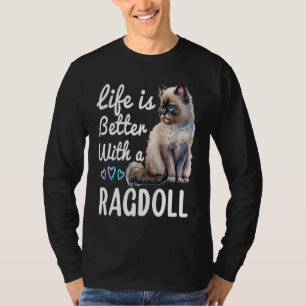 Niedlich Ragdoll Cat Owner Himalayan Birman Ragdol T-Shirt