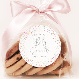 Niedlich Rainbow Baby Sprinkle Dusche Pflegeaufkle Runder Aufkleber