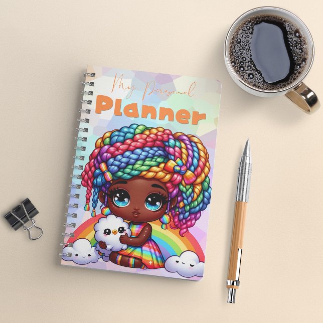 Niedlich Rainbow Chibi Girl "My Personal Planner" Planer (Von Creator hochgeladen)