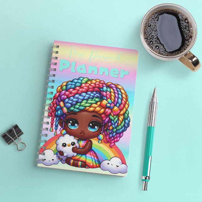 Niedlich Rainbow Chibi Girl "My Personal Planner" Planer (Von Creator hochgeladen)