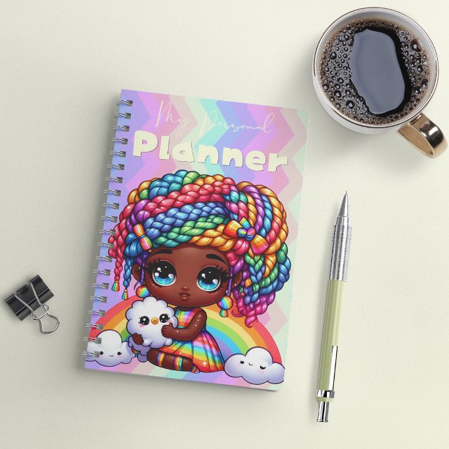 Niedlich Rainbow Chibi Girl "My Personal Planner" Planer (Von Creator hochgeladen)
