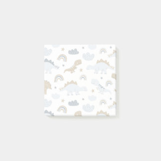 Niedlich Rainbow Dinosaur Muster Post-it Klebezettel