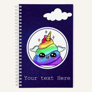 Niedlich Rainbow Emoji Kack Journal Notizbuch