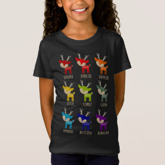 Niedlich Rainbow Reindeer Tacky Weihnachten T-Shirt