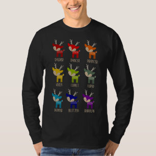 Niedlich Rainbow Reindeer Tacky Weihnachten T-Shirt