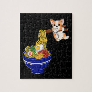 Niedlich Ramen Corgi Dog Puzzle