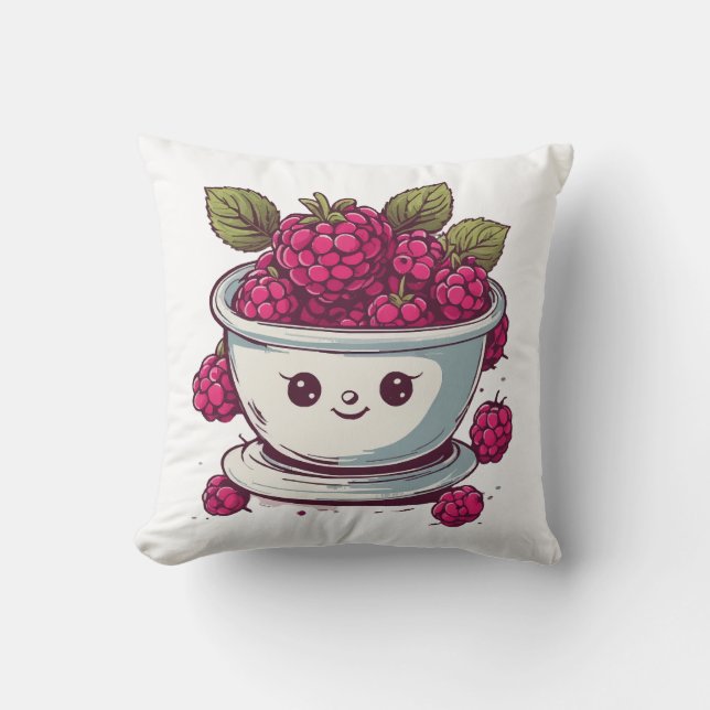 NIEDLICH RASPBERRY KISSEN (Vorderseite)