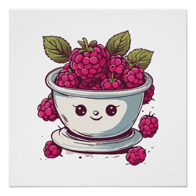 NIEDLICH RASPBERRY POSTER (Vorderseite)