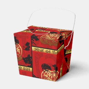 Niedlich Ratten Chinesisches Jahr Zodiac Geburtsta Geschenkschachtel