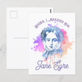Niedlich Reader I Verheiratet Ihm Jane Eyre Portra Postkarte