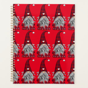 Niedlich Red Buffalo Karierter Weihnachtsgnome Planer