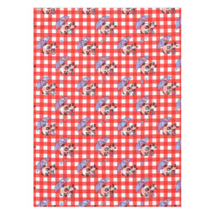 Niedlich Red Gingham Karo Design Tischdecke