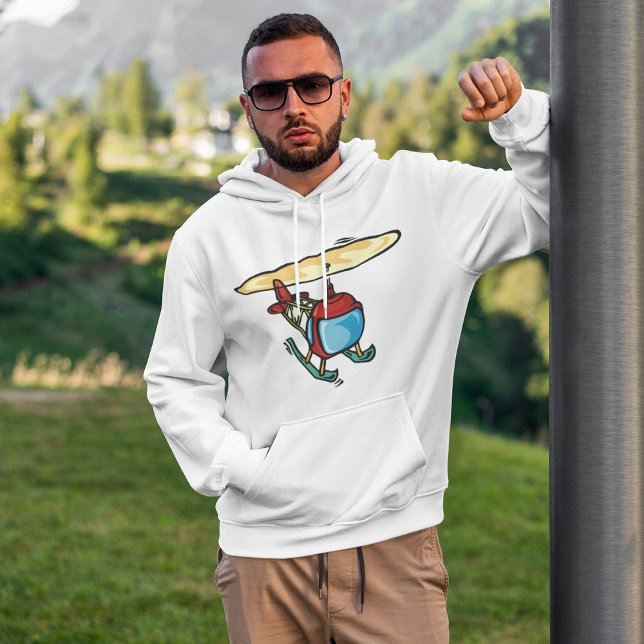 Niedlich Red Helicopter Fun Aviation Design Hoodie (Von Creator hochgeladen)