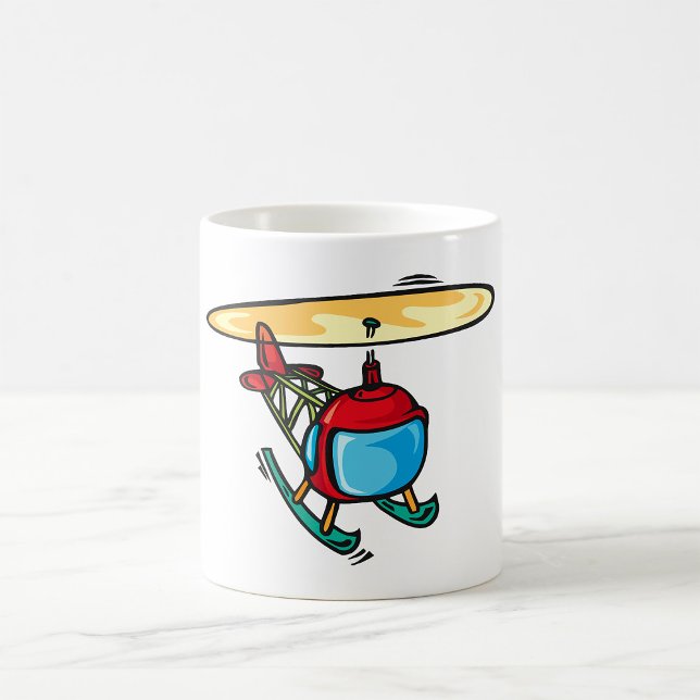 Niedlich Red Helicopter Fun Aviation Design Kaffeetasse (Von Creator hochgeladen)