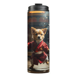 Niedlich Red Kung Fu Welppy Thermosbecher