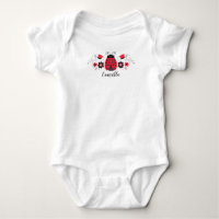Niedlich Red Ladybug Newborn Baby Girl
