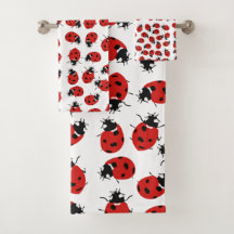 Niedlich Red Ladybug Pattern