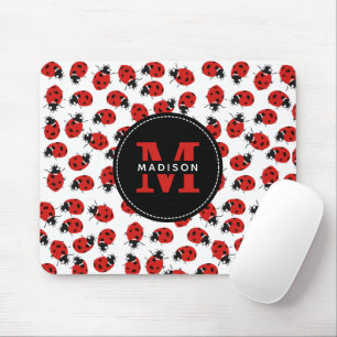 Niedlich Red Ladybug Pattern Mousepad