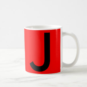 Niedlich Red Monogram Travel Kaffeetasse