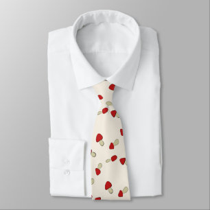 Niedlich Red Mushroom Fungi Pattern Neck Tie Krawatte