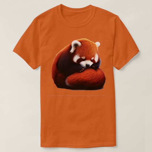 Niedlich Red Panda 2023 v7 T-Shirt (Design vorne)