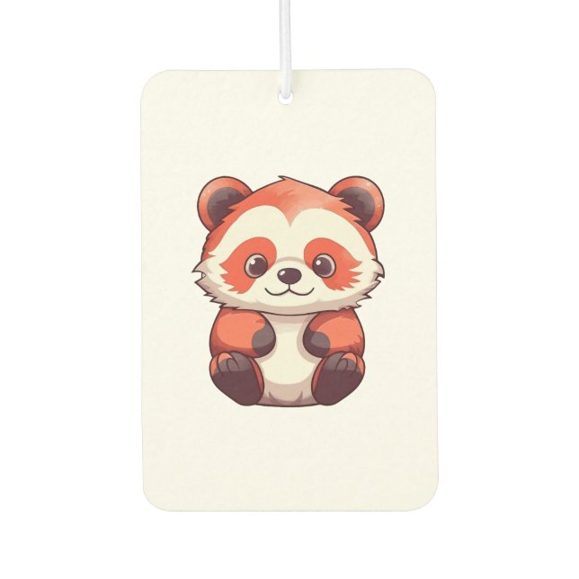 Niedlich Red Panda Autolufterfrischer (Vorderseite)