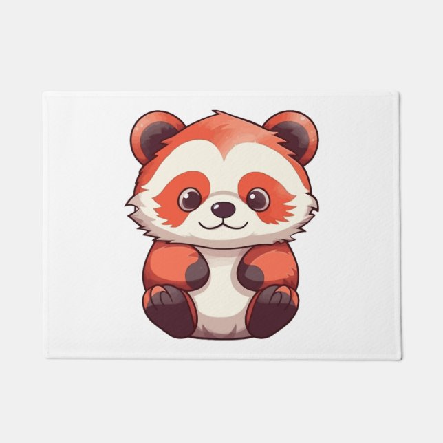 Niedlich Red Panda Fußmatte (Vorderseite)