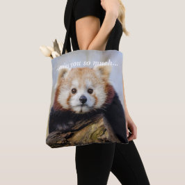 Niedlich Red Panda Miss Sie so viel