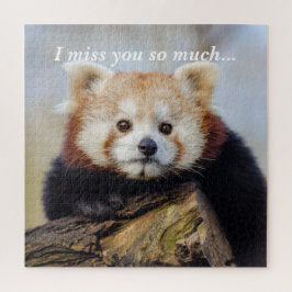 Niedlich Red Panda Miss Sie so viel Puzzle