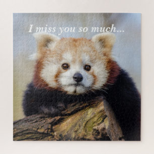 Niedlich Red Panda Miss Sie so viel Puzzle