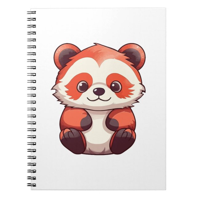 Niedlich Red Panda Notizblock (Vorderseite)