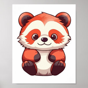 Niedlich Red Panda Poster