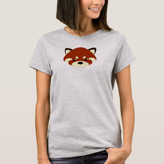 Niedlich Red Panda T-Shirt (Vorderseite)