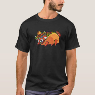 Niedlich Red Panda Taco Red Panda T-Shirt