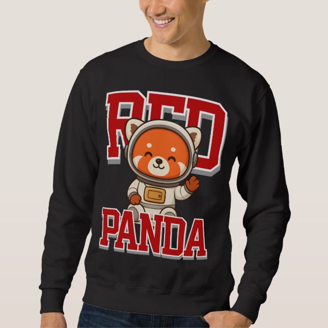 Niedlich Red Panda Unisex Man Kleidung Sweatshirt (Vorderseite)